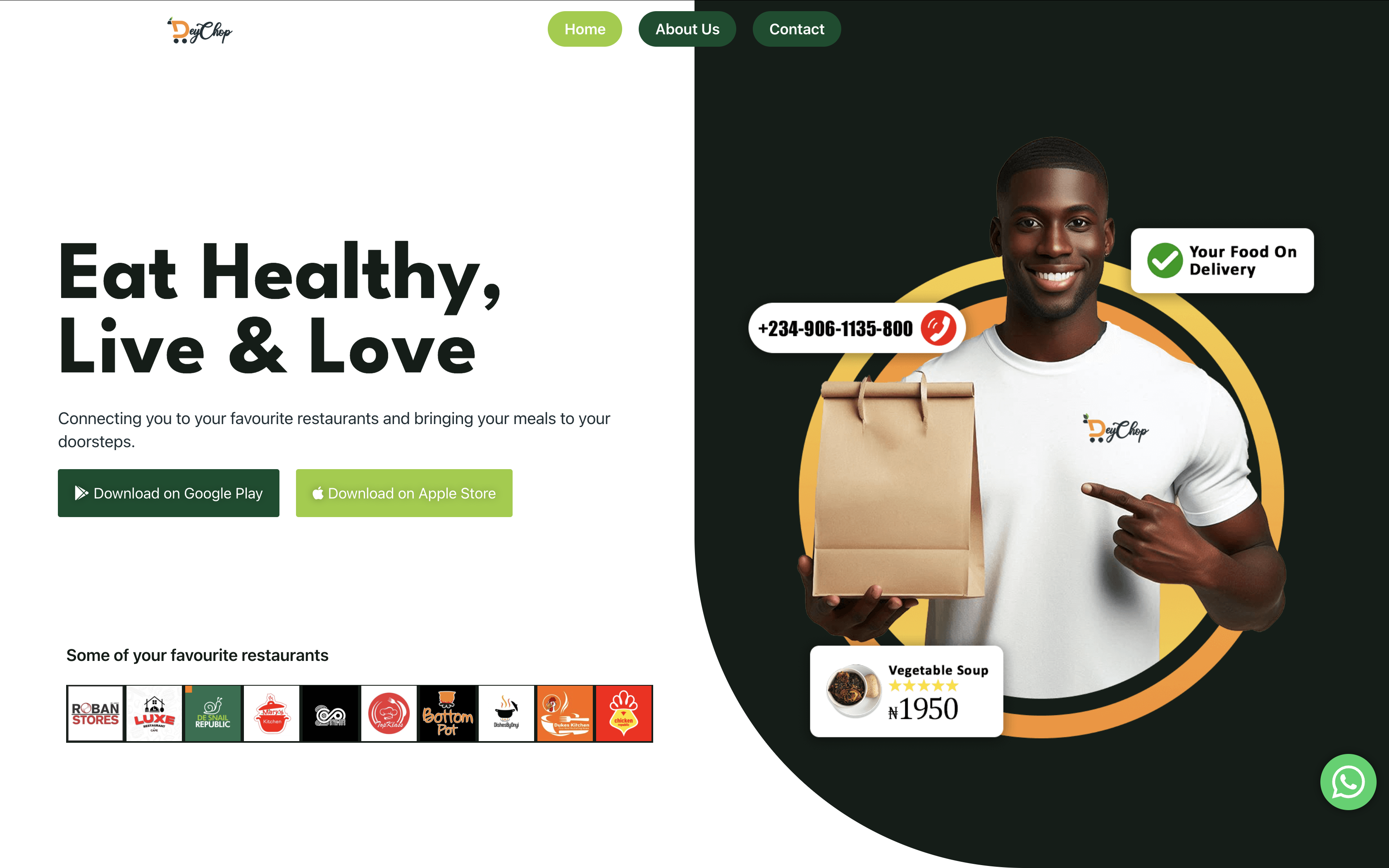 DeyChop , Food delivery ecosystem